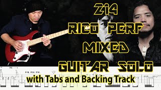 Rivermaya 214 MIXED RICO PERF Alvin De Leon Rendition Guitar Solo with Tabs and Backing Track [upl. by Ambert]