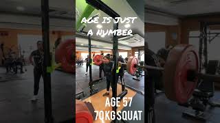 70 KG SQUAT  AGE 57  MOTIVATION  MY CLIENT  MD 900 FITNESS  VALSAD  GUJARAT [upl. by Terces340]