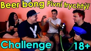 Beer bong  Pivní trychtýř challenge 18 vomit alert [upl. by Bandler221]