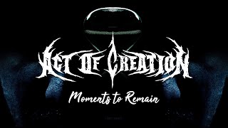 ACT OF CREATION  Moments To Remain Lyric Video [upl. by Lemal]