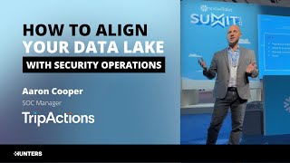 How to Align Your Data Lake with Security Operations with Aaron Cooper SOC Manager at TripActions [upl. by Brigham635]