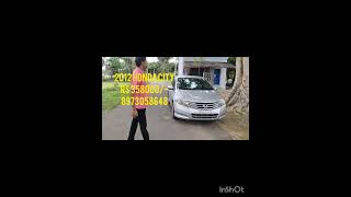 2012 Honda city ivtechrate 358000 New tyresNo replacementPSclpwac cooling2 owner9080501919 [upl. by Meri]