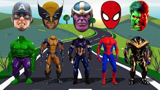 TEBAK GAMBAR TOP SUPERHERO  WRONG HEAD AVENGERS MARVEL SPIDER MAN HULK THANOS CAPTAIN AMERICA [upl. by Ellebyam]