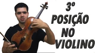 TROCA DE POSIÇÃO  TOQUE VIOLINO FACIL  como tocar em terceira posição [upl. by Etteniotna876]