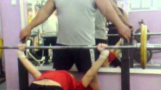 Maryana Naumova RAW benchpress 50 kg 1102 lb x 9 rep [upl. by Tarrah]