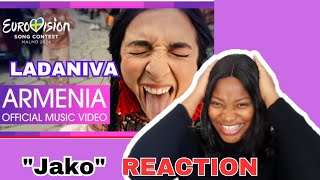 🇦🇲 LADANIVA  Jako REACTION  Armenia Eurovision 2024 [upl. by Pero]