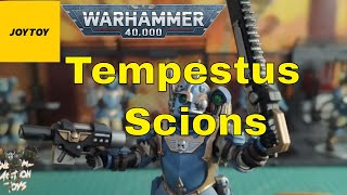 JoyToy Warhammer 40k 55th Kappic Eagles Tempestus Scions 118 scale action figures [upl. by Norrehc]