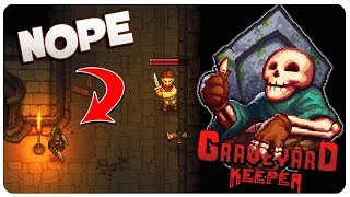 Graveyard Keeper  Exploring the Deadly Dungeon  Graveyard Keeper Gameplay 10 [upl. by Adnolohs]