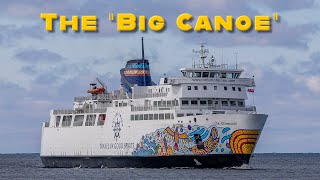 ChiCheemaun Ferry from Manitoulin Island to Bruce Peninsula Ontario [upl. by Eimmaj]