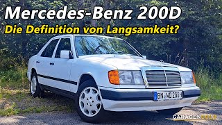 MercedesBenz 200D W124 Nur 72 PS Reicht das heute noch aus  Rückwärtsgang  Garagengold [upl. by Armin]