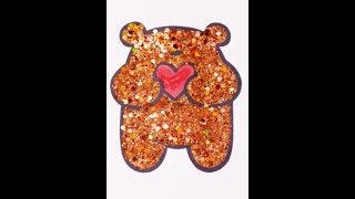 Lovely Drawing of a Sparkly Bear 🐻 [upl. by Nnahteb201]