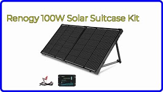 REVIEW 2024 Renogy 100W Solar Suitcase Kit ESSENTIAL details [upl. by Rett342]