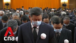 Memorial service held for late Chinese leader Jiang Zemin [upl. by Attekal675]