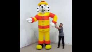 How to Set Up Inflatables  10 Foot Inflatable Mascot [upl. by Nylime]