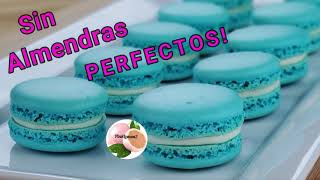 MACARONS SIN HARINA de ALMENDRAS  SOLO 4 ingredientes receta ECONOMICA [upl. by Obnukotalo]