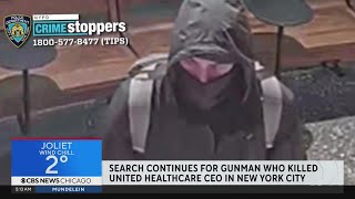 Search continues for gunman who killed UntiedHealthcare CEO in New York [upl. by Yentuoc]