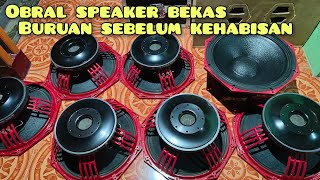 JUAL SPEAKER BEKAS 18 INCH [upl. by Grannias]