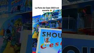 La Foire de Caen 2023 est ouverte 😎 caen foire feteforaine manege coaster ride foiredecaen [upl. by Mallin]