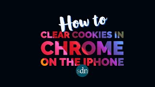 How to clear Google Chrome cookies on the iPhone cookies iphonetips [upl. by Alane]