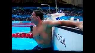 Ryan Lochte Beats Phelps on 2012 Olympics 400 im Wins Gold [upl. by Annahvas586]