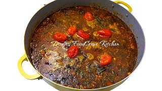 Kren Kren With Okra  Soupa Kanja ak Kren Kren  Dadas FoodCrave Kitchen [upl. by Ayian]