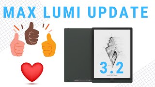 Max Lumi 32 Update  Onyx Boox [upl. by Otreblon]