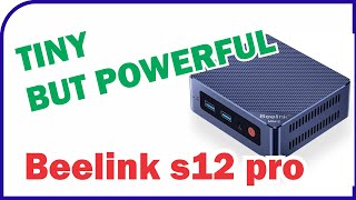 Mini PC Beelink N100 16GB DDR4 500G SSD review and test [upl. by Ayirp]