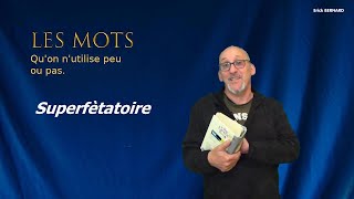 Etymologie des mots  Aujourdhui quotSuperfétatoirequot [upl. by Lunette]