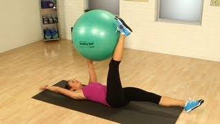 Stability Ball Workout For Your Abs  Strength Training  Fit How To [upl. by Andromada]