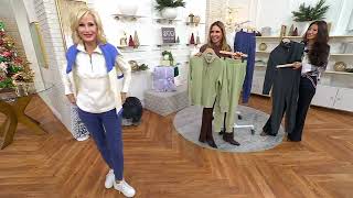 Peace Love World Textured Knit Jogger on QVC [upl. by Nira]