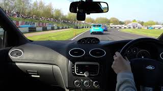 Ford Focus ST 225 mk2 290bhp Castle Combe [upl. by Yessydo]