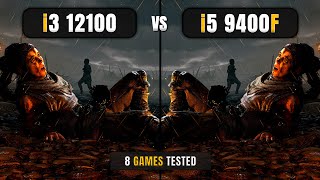 Intel Core i3 12100 vs i5 9400f  9th Gen i5 vs 12th Gen i3  4070 Ti Super [upl. by Ellimac451]