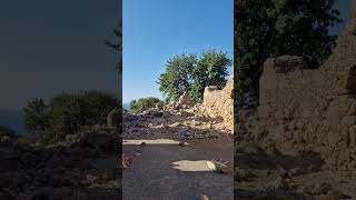 The Cretan Way 2024  inside a fortress close to Loutro walkingincrete creteisland [upl. by Aleik]