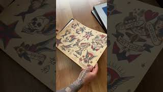 Framing Sailor Jerry Tattoo Flash shorts [upl. by Dusty]