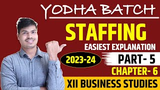 Selection process  Easiest Explanation Staffing Ch 6 part 5  Class 12 Business studies 2023 24 [upl. by Bloch]