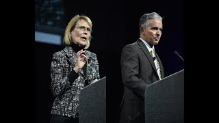 2016 OSM opening remarks by AGU PastPresident Margaret Leinen and ASLO President Jim Elser [upl. by Jeralee]