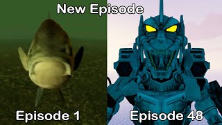 The Fish 1  48 ALL Episodes Titan Godzilla Robot Episode 48 [upl. by Ycnan]