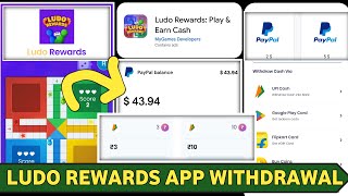 Ludo Rewards App Withdrawal॥New Paypal Earning App॥Paypal Earning Apps 2024॥Paypal Cash Earning App [upl. by Hutt]