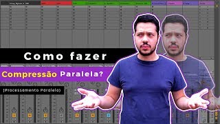 Como fazer compressão paralela nos Drums Processamento Paralelo produçãomusical [upl. by Harlene]