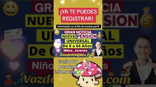 Pensión de 0 a 64 años 30 de julio fecha límite [upl. by Marra]