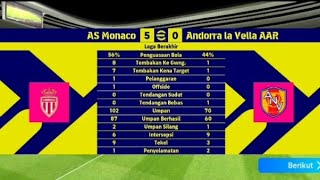 AS MONACO VS ANDORRA  EFOOTBALL 2024 [upl. by Noda865]