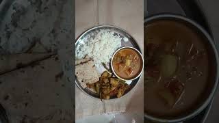 Lunch Break 😄 Thali ytshorts food ytshort viralshorts trendingshorts yt viralvideo [upl. by Nolaf]