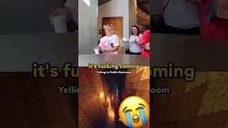 Yelling in public restroom not my vid credit to nottalejandro69 shorts funny [upl. by Delainey]