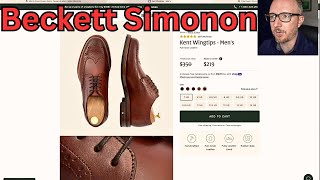 Beckett Simonon Dress Shoes The Best Affordable Luxury [upl. by Solita]