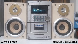 AIWA XRM22 MICRO HIFI MUSIC SYSTEM [upl. by Diao]