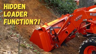 Hidden Front End Loader Function Tractor tips and tricks Kubota B2601 MCG video 29 [upl. by Eben]