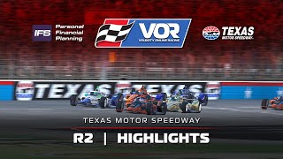 Race 2 Highlights Texas Oval  S3  R1  VOR iRacing IndyCar Sprint Series [upl. by Lashar]