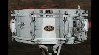 SOLD  Slingerland 5x14quot Radio King ChromeOverBrass Snare Drum  1960s [upl. by Nyledam]