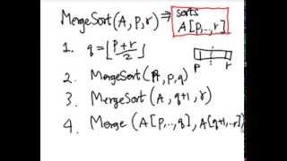 Analysis of Merge Sort Part 1 [upl. by Sreip786]