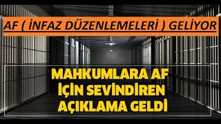 Af İnfaz Düzenlemesi Geliyor genelaf ehliyetaffı infazdüzenlemesi cezaindirimi ensonhaber af [upl. by Tilden126]